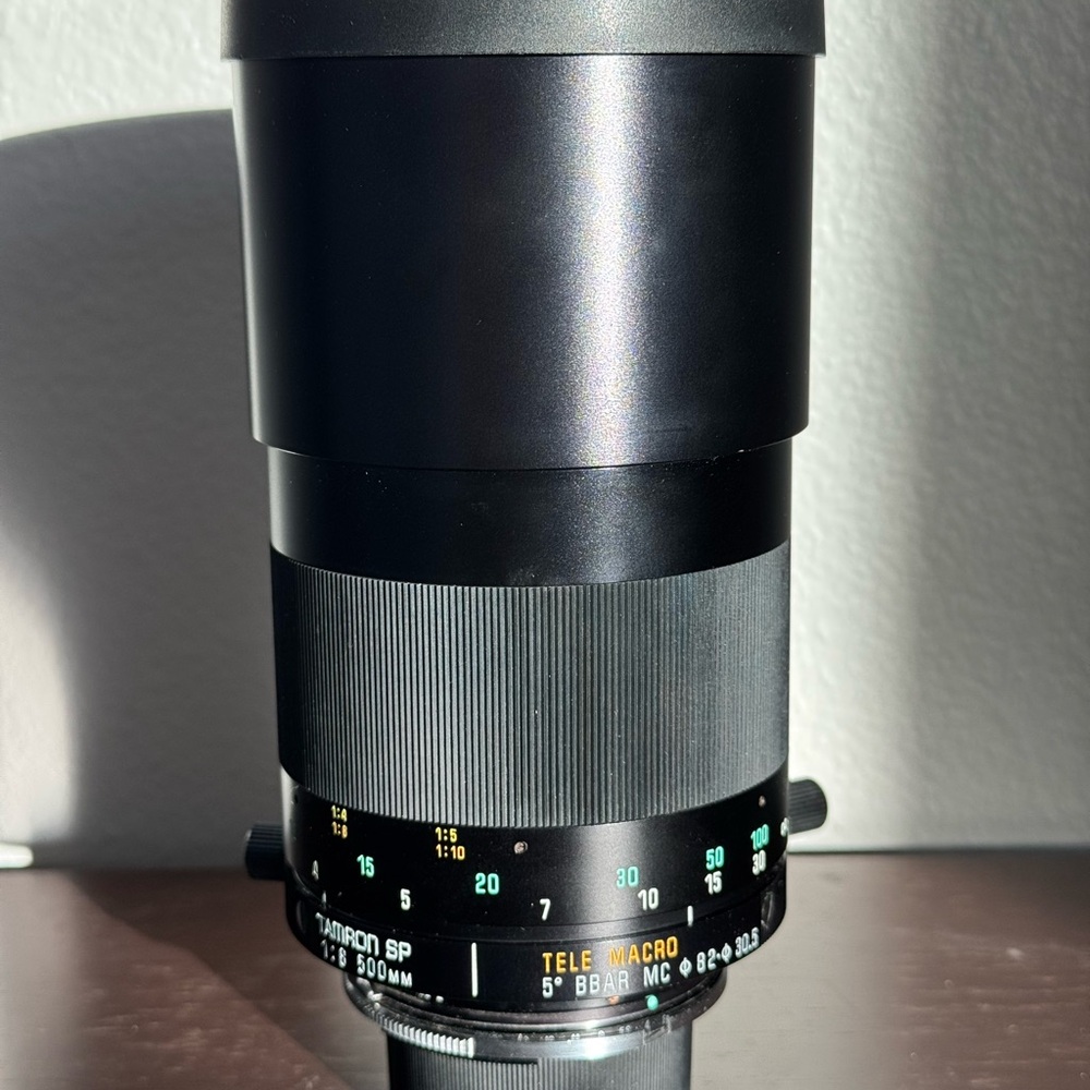 Vintage Tamron SP 500mm f/8 Mirror Tele Macro Lens for Nikon Adaptall-2 Japan